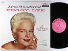 Peggy Lee/Sy Oliver & His Orchestra - Miss Wonderful LP - Decca Mono DG PROMO