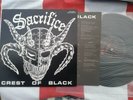 SACRIFICE - Crest of Black LP, RARE JAPANESE LP