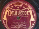 Conq 9572 Carter Family LOOK AWAY FROM THE CROSS  78rpm Country 1940 EE+/E ARC
