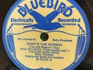 Bluebird 6134 Riley Puckett w TED HAWKINS mandolin  78 rpm Country 1935