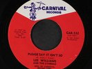 LEE WILLIAMS & CYMBALS: Please Say It Isn't So / Shing-a-ling U.s.a. 45