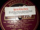 Ambrose and His Orchestra, You Call It Madness but I Call It Love, B6079, 78 RPM
