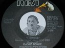 DAVID BOWIE 45 Heroes / V-2 Schneider RCA CLEAN Vinyl 7