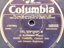 Jiddisch Jüdische Klezmer 78 U/Min- Dave Tarras- Clarinet- Romanishe Doina /