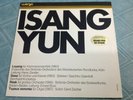 ISANG YUNG (LP) LOYANG-GASA-REAK-TUYAUX SONORES [WERGO REISSUE ,GERMAN] NM