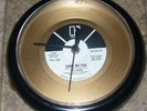 The Doors Light My Fire Promo Gold Record Clock Unused In Original Pkg  1970's