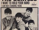 BEATLES: I Want to Hold Your Hand US Capitol 5555 Orig West Coast 45 w/ PS HEAR