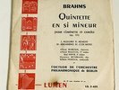 LUMEN LD. 0-403 10INCH BRAHMS QUINTET BURKNER MALECEK POSEGA
