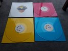 PET SHOP BOYS Relentless PROMO vinyl 3LP UNPLAYED  EX+/VG+ Pink Blue Yellow