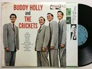 BUDDY HOLLY CRICKETS B.H. and the Coral CRL 57405 blue promo VG+ Degritter