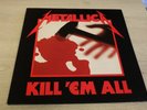 Metallica, Kill Em' All, Vinyl LP, Vertigo, 838 142-1, A1U / B1U Near Mint NM/NM