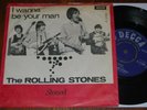 The ROLLING STONES I Wanna Be Your Man Danish PS Picture Sleeve RARE 45 vinyl