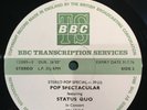 STATUS QUO BBC transcription disc-Pop Spectacular In Concert 39, CN 1760/S