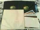 BEATLES WHITE ALBUM SUPER ORIGINAL UK TOP OPEN MONO POSTERS PICS & SPACER 1A