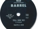 1959 TRAVIS & BOB Rock'n Roll 78 RPM Record. Tell Him No