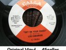 ? LOS CANARIOS promo 'Get On Your Knees' VG++ northern soul 45