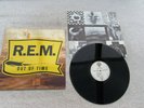 REM LP OUT OF TIME ORIGINAL W/B 1991 1st E.U PRESS NEAR MINT VINYL + INNER