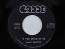 Crossover Soul 45 SMALL SOCIETY If You Stand By Me CADDE HEAR