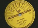 ROCKABILLY 78 - JOHNNY CASH - HEY PORTER  /  CRY CRY CRY - HEAR - 1955 SUN 221