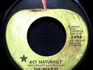 Beatles 45 Apple with Star Act Naturally/Yesterday