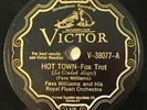 FESS WILLIAMS AND HIS ROYAL FLUSH ORCH. VICTOR V-38077 Hot Town