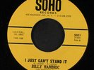 BILLY HAMBRIC: I Just Can't Stand It / New York City Baby 45 Soul