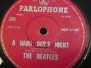 The BEATLES Hard Days Night  45  Parlophone 7 NEW ZEALAND  NZP 3167