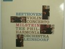 BEETHOVEN Violin Concerto MILSTEIN  LEINSDORF 1962Black silver Columbia SAX 2508