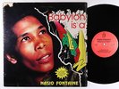 Nasio Fontaine - Babylon Is A Fallin LP - Wilrah Private Roots Reggae VG+ Shrink
