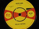WALLACE BROTHERS:  Precious Words / You're Mine  45 (UK) Soul