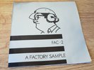 joy division  - a factory sample -  2 x 7'- white-black
