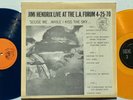JIMI HENDRIX Live At The L.A. Forum ORIG TMOQ 2 LP BLUE & GOLD VINYL Insert MINT