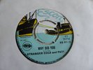 STRANGER COLE & PATSY - WHY DID YOU / DO YOU REMEMBER - ORIG UK ESCORT 811(1969)