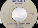 Rare Rockabilly Don Willis Boppin' High School Baby Warrior Sam '70's Boot S-101