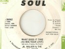 JR WALKER What Does It Take SOUL PROMO  MOTOWN NORTHERN SOUL USA 45