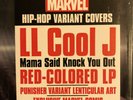 LL COOL J MAMA SAID KNOCK LENTICULAR RED VINYL LP SEALED MARVEL + PUNISHER COMIC