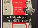 EARL NIGHTINGALE The Strangest Secret LP '58 PRIVATE Success Motivation NM-