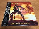 W.A.S.P. THE LAST COMMAND  vinyl  LP  Japanese   OBI   INSERT ECS-91134