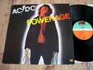 AC/DC, POWERAGE, GERMAN ATLANTIC VINYL LP, 1978, BON SCOTT, HARD ROCK, EXCELLENT