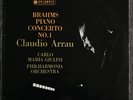 Columbia SAX 2387 Arrau Giulini Brahms PC No.1