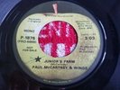 The Beatles Paul McCartney Apple PROMO 45 record JUNIOR'S FARM, 1974