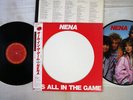 NENA ITS ALL IN THE GAME EPIC 30 3P-686 Japan OBI VINYL LP