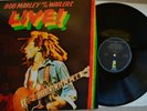 BOB MARLEY & THE WAILERS Live  90032 Island Records exodus Vinyl LP 1987 NM