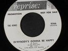 KINKS: Ev'rybody's Gonna Be Happy / Who'll Be The Next In Line 45 (dj, faint f