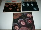3 The Beatles LP Vinyl Records, Rubber Soul,The Early Beatles,Meet the Beatles