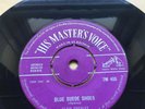 ELVIS PRESLEY BLUE SUEDE SHOES 1ST PRESS 1956 SILVER HMV UK VINYL 45  7