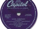 FRANK SINATRA Christmas 78 RPM Record. White Christmas. Capitol 1403