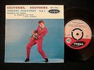 EP JOHNNY HALLYDAY SOUVENIRS SOUVENIRS CENTREUR LANGUETTE TRES BEL ETAT