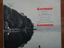 BARBER Symphony Adagio Strings HANSON LP Mercury SR-90420 Living Presence vinyl