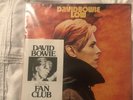 DAVID BOWIE LOW ORIGINAL PRESS LP + INSERT + STICKER + FAN CLUB FLYER - EX